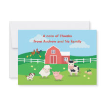 Cartão de Agradecimento de Festa de Aniversário co