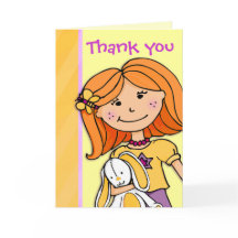 Cartão de agradecimento de festa de aniversário de