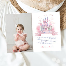 Cartão de Agradecimento de Foto de Aniversário da