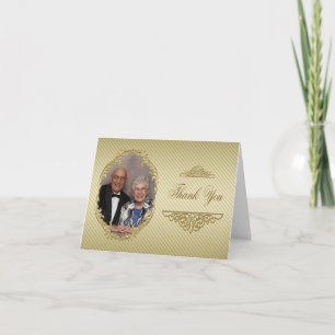 Cartão de Agradecimento de Foto de Aniversário de 