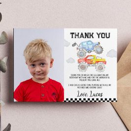 Cartão de Agradecimento de Foto de Aniversário de