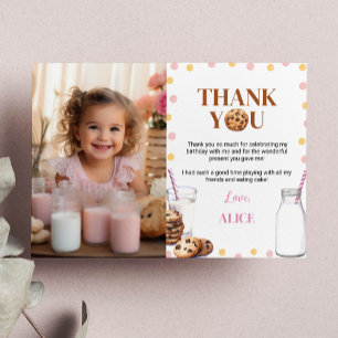 Cartão de Agradecimento de Foto de Aniversário de