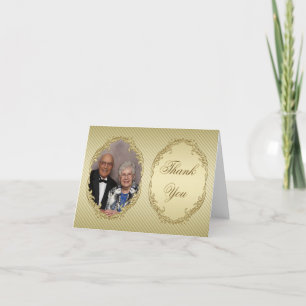 Cartão de Agradecimento de Foto de Aniversário de 