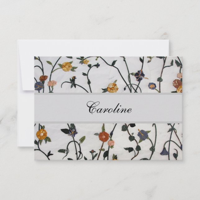 Cartão de Agradecimento de Vinhas Emborrachadas (Frente)