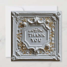 Cartão De Agradecimento decoração, ornamentado e textura