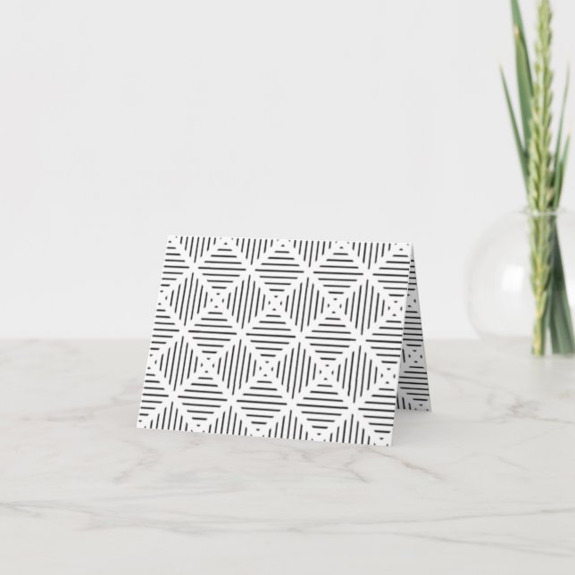 Cartão De Agradecimento Decorative, Seashell Folded Thank You Card (Frente)