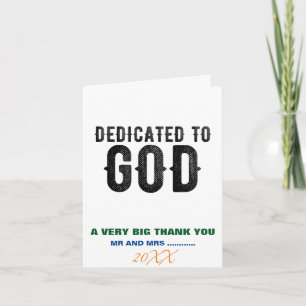 CARTÃO DE AGRADECIMENTO DEDICADO A DEUS TEXTO PRETO LEGAL PERSONALIZÁVEL