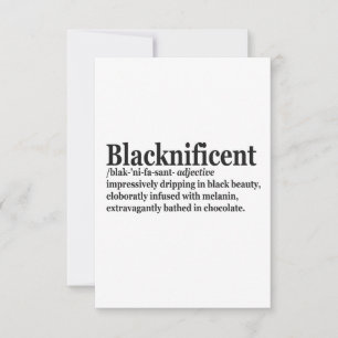 Cartão De Agradecimento Definição Blacknificent Pro Mês da História Negra
