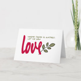 Cartão De Agradecimento Deixe-me mostrar amor