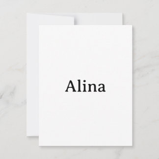 Cartão De Agradecimento delete text add own design 4.25"x5.5" Squared Flat