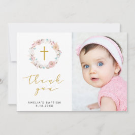 Cartão De Agradecimento Delicar Floral & Cotton Obrigado