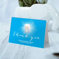 Dental Care Smiling Tooth Plain Business Obrigado