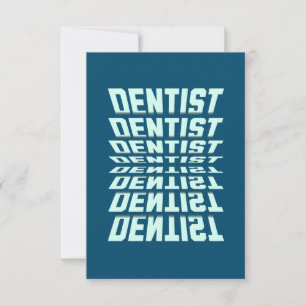 Cartão De Agradecimento Dentist Rolodex