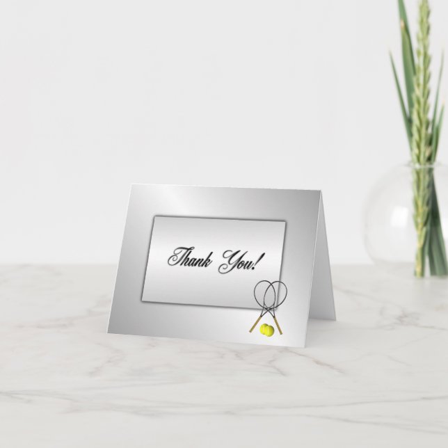 Cartão De Agradecimento Dentro Vazio tênis Obrigado (Frente)