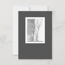 Desenho do Lápis Branco Floral Negro Minimalista