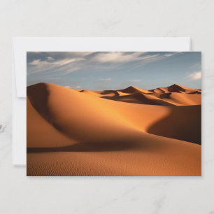 Cartão De Agradecimento Desertos Erg Chebbi Dunes Marrocos