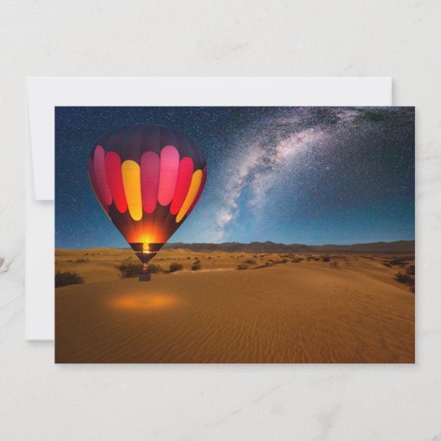 Cartão De Agradecimento Desertos | Vale da Morte Mesquite Dunes (Frente)