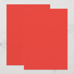 Cartão De Agradecimento Design com fundo vermelho e borda branca