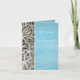 Cartão De Agradecimento Design de casamento da praia de Sashell de romance