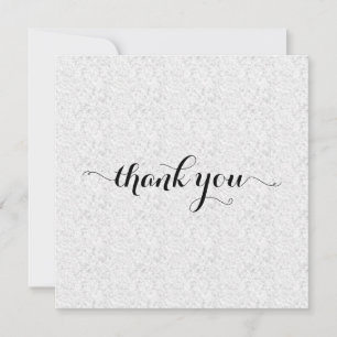 Cartão De Agradecimento Design de papel mini nublado dobrado