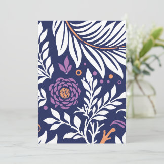 Cartão De Agradecimento Design Floral 22