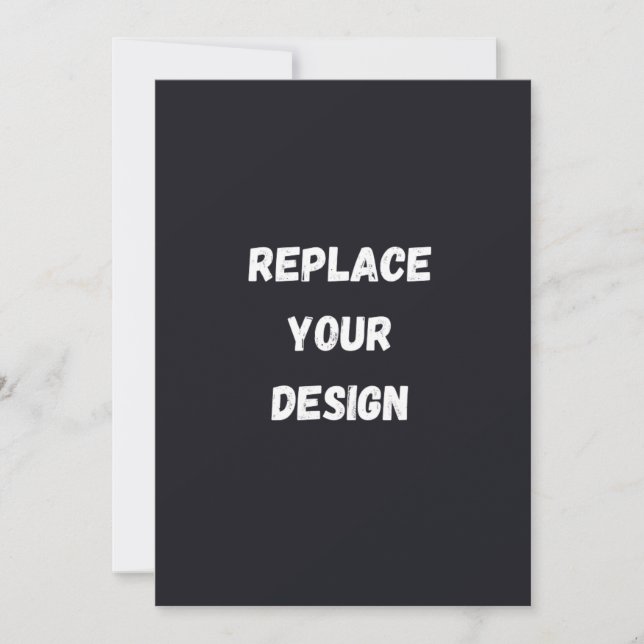 Cartão De Agradecimento Design simples preto personalizado Adicionar Foto  (Frente)