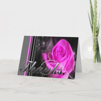 CARTÃO DE AGRADECIMENTO DESLUMBRANTE