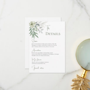 Cartão De Agradecimento Detalhes do Casamento Boho