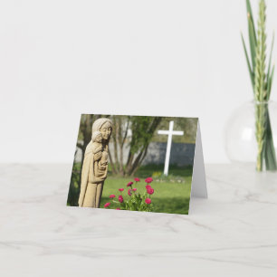 Cartão De Agradecimento Deus Abre Na Fé E No Amor