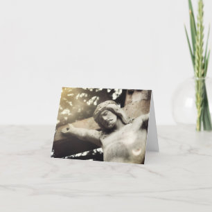 Cartão De Agradecimento Deus Abre Na Fé E No Amor