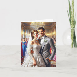 Cartão De Agradecimento Deux Cœurs Déterminés, carte pour tous