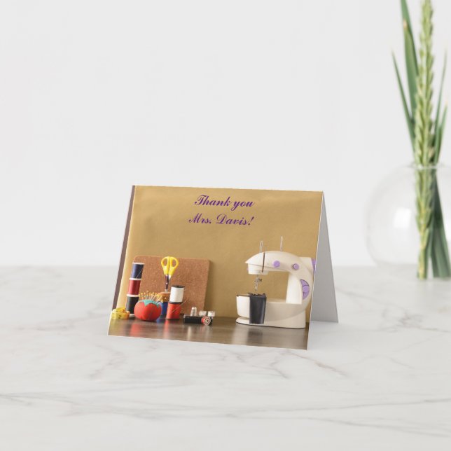 Cartão De Agradecimento Dia de Apreciação de Professores de Ciência do Con (Frente)