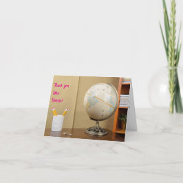 Cartão De Agradecimento Dia de Apreciação de Professores em Sala de Aula