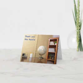 Cartão De Agradecimento Dia de Apreciação de Professores em Sala de Aula