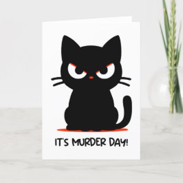 Cartão De Agradecimento Dia do Assassinato