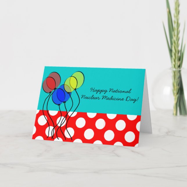 Cartão De Agradecimento Dia Nacional da Medicina Nuclear (Frente)