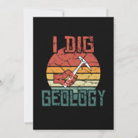 Dig Geology Funny Vintage Geologista Gift