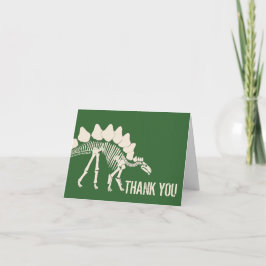 Cartão De Agradecimento Dinossaur Dig Obrigado