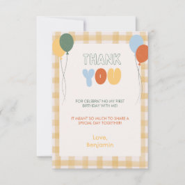 Cartão De Agradecimento Diversão para ser um Xadrez Aquarela Amarela Obrig