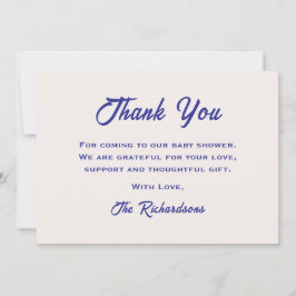 Cartão De Agradecimento Divertido Sexo Neutro Estamos sobre o Chá de frald