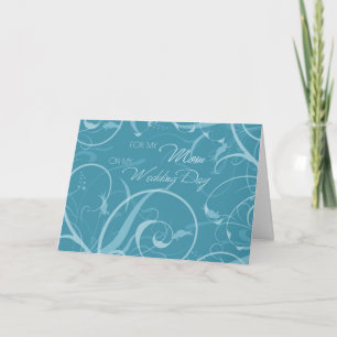 Cartão de Agradecimento do Dia do Casamento Floral