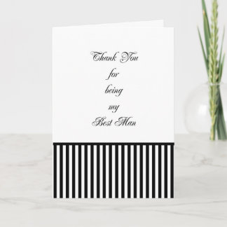 Cartão de Agradecimento do Padrinho com Listra Pre