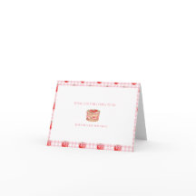 Cartão de Agradecimento do Primeiro Aniversário Be