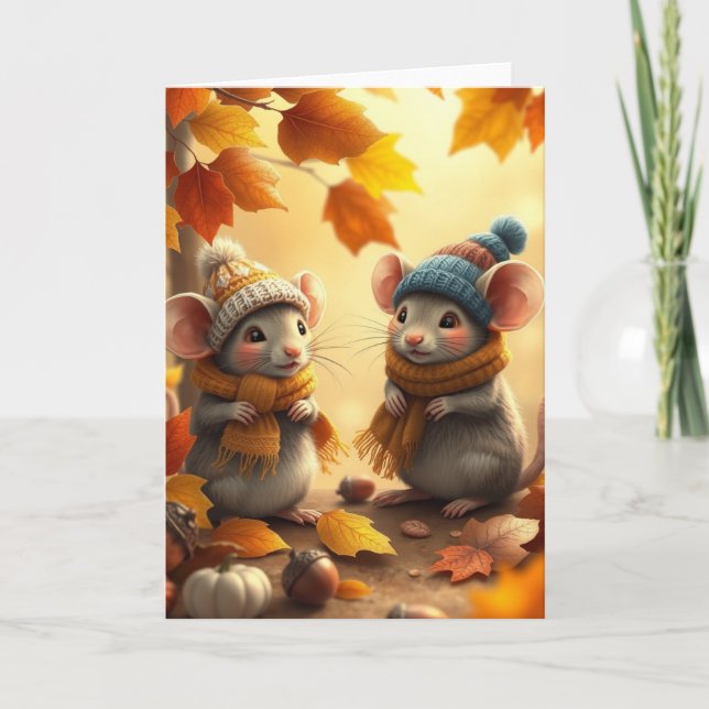 Cartão de Agradecimento Dobrado (Frente)