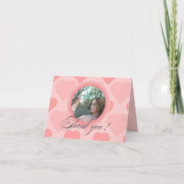 Cartão de Agradecimento Dobrado