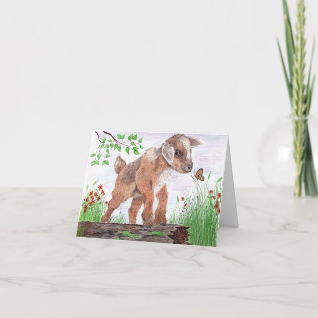 Cartão de agradecimento dobrado (Frente)