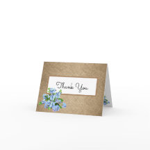 Cartão de Agradecimento Dobrado de Lona Country co