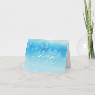 CARTÃO DE AGRADECIMENTO DOBRADO em aquarela ombre