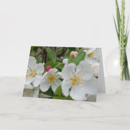 Cartão de Agradecimento Dobrado Surpresa de Flor d