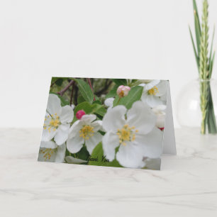 Cartão de Agradecimento Dobrado Surpresa de Flor d